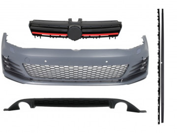 Body Kit suitable for VW Golf 7 VII (2013-2016) GTI Look with Front Grille Side Skirts and Rear Diffuser