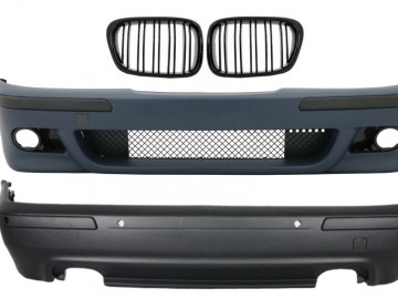 Body Kit with Central Grilles Piano Black suitable for BMW 5 Series E39 (1997-2003) M5 Design