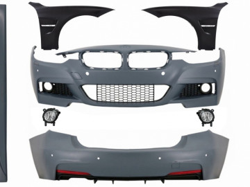 Body Kit with Front Fenders and Fog Lights suitable for BMW 3 Series F30 (2011-2019) M-Technik Design