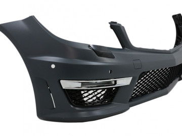 Body Kit with Front Grille Piano Black suitable for Mercedes C-Class W204 (2007-2014) Facelift C63 GT-R Panamericana Design