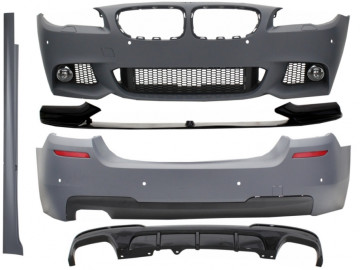 Body Kit with Front Spoiler Lip and Diffuser suitable for BMW 5 Series F10 (2011-2014) M-Performance Design