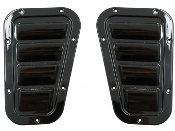 Bonnet Vents Air Intake suitable for Land Rover Defender 90/110/130 (1990-2016) Glossy Black