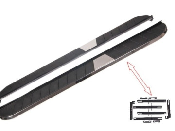 Brackets Running Boards Side Steps suitable for MITSUBISHI Outlander III (2012-up) & MITSUBISHI ASX (2010-up)