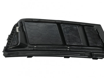 Bumper Lower Grille Covers Side Grilles suitable for Audi A4 B9 Sedan Avant (2016-2018) RS4 Design Black Edition