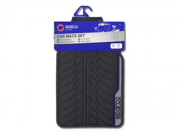 CONJUNTO DE TAPETES SPARCO F507 INTL Azul 4 PEÇAS