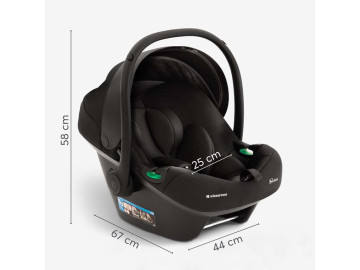  Cadeira Auto 0+ Kikkaboo i-Prime Black