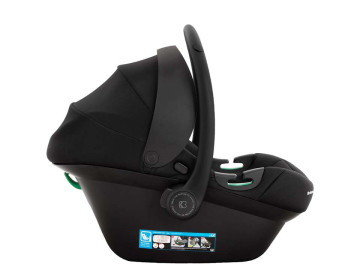  Cadeira Auto 0+ Kikkaboo i-Prime Black