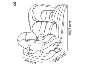 Cadeira Auto Asalvo Proseat 40-105cm Black