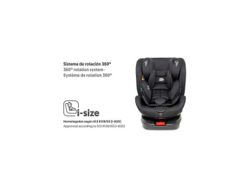 Cadeira Auto Interbaby Aruna Cinza