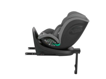 Cadeira Auto Kikkaboo i-Twist Cinza Escuro