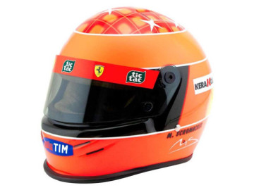 Capacete MINI BELL 1:2 MICHAEL SCHUMACHER FERRARI 2000 JAPÃO GP
