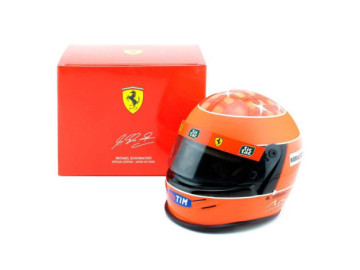 Capacete MINI BELL 1:2 MICHAEL SCHUMACHER FERRARI 2000 JAPÃO GP