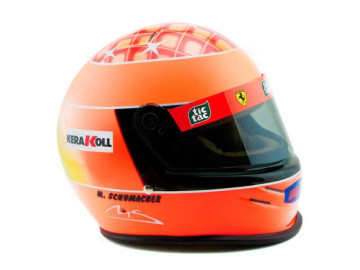 Capacete MINI BELL 1:2 MICHAEL SCHUMACHER FERRARI 2000 JAPÃO GP