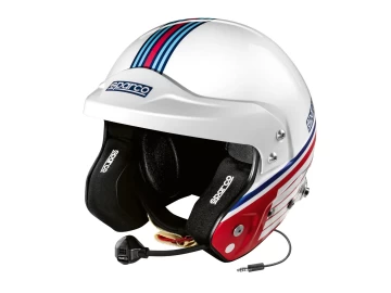 Capacete Sparco Air Pro RJ-5i | Martini Racing (Design de Faixas)
