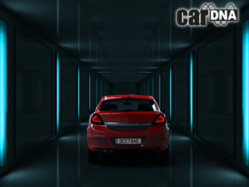 CarDNA LED Taillights suitable for OPEL Astra H GTC LED LIGHT BAR Black/smoke