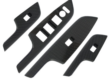 Carbon fiber Style Door Cover Armrest Trim suitable for HONDA CRV (2012-2016) IV Generation OEM Design