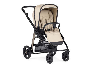Carrinho Gêmeos Bebecar Dupla Compact Bege