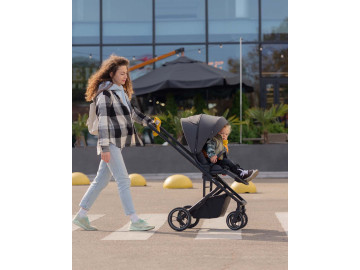 Carrinho Passeio Carrello Alfa Graphite Grey