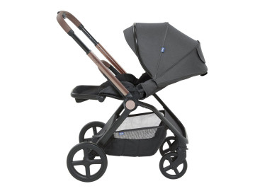 Carrinho Passeio Chicco Mysa Black Satin 