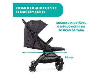 Carrinho Passeio Chicco Trolley Me Light Grey