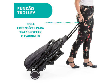 Carrinho Passeio Chicco Trolley Me Light Grey