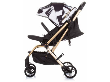 Carrinho Passeio Chipolino Twister 360º Preto / Branco