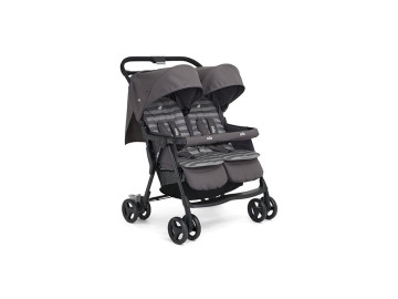 Carrinho Passeio Gémeos Joie Aire Twin Dark Pewter