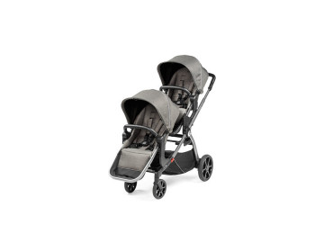 Carrinho Passeio Gêmeos Peg Perego Ypsi City Grey