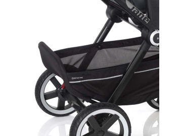 Carrinho Passeio Jané Crosslight 2024 Silver Shadow Cold Black