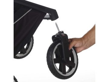 Carrinho Passeio Jané Crosslight 2024 Silver Shadow Cold Black