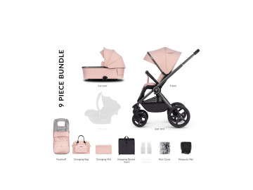 Carrinho Passeio Venicci Tinum Upline Misty Rose
