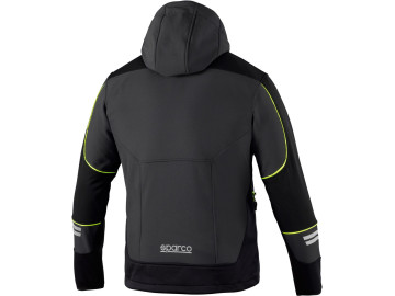 Casaco com fecho e capuz Sparco Tech Soft Shell