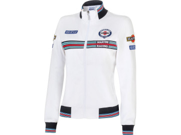 Casaco de treino Sparco Lady com fecho Martini Racing