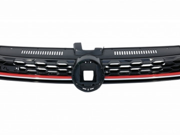 Central Badgeless Grille suitable for VW Golf 7.5 VII Facelift (2017-up) with LED Headlights Sequential Dynamic Turning Lights GTI Design