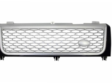 Central Grille Black-Silver Side Vents Black suitable for Land Range Rover Vogue III L322 (2002-2005) Autobiography Supercharged Edition