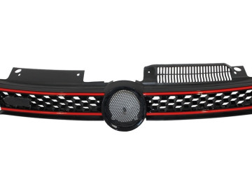 Central Grille Front Grille suitable for VW Golf 6 VI (2008-2012) GTI Design