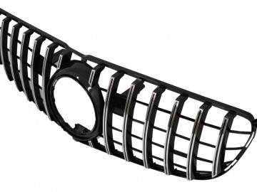 Central Grille Suitable for Mercedes GLS X166 Facelift (2016-2018) GTR Design