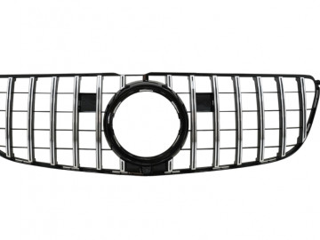 Central Grille Suitable for Mercedes GLS X166 Facelift (2016-2018) GTR Design