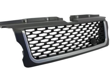 Central Grille and Side Vents Assembly suitable for Land Range Rover Sport L320 (2005-2008) Autobiography Look Platinum Black Edition