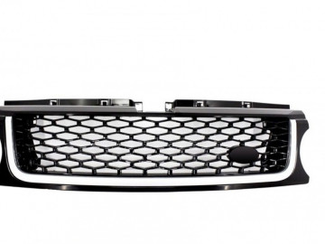 Central Grille and Side Vents Assembly suitable for Land Range Rover Sport L320 Facelift (2009-2013) Autobiography Look All Black Edition