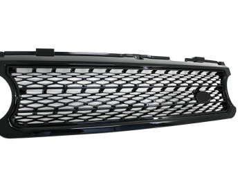 Central Grille and Side Vents Assembly suitable for Land Range Rover Vogue III L322 (2006-2009) All Black Autobiography Supercharged Edition