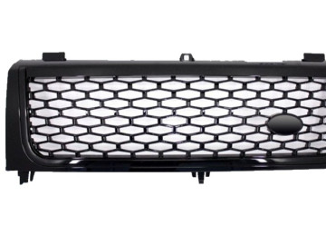 Central Grille suitable for Land Range Rover Vogue III L322 (2002-2005) All Black Autobiography Supercharged Edition