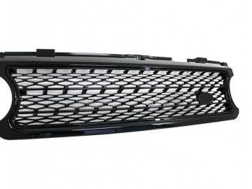 Central Grille suitable for Land Range Rover Vogue III L322 (2006-2009) All Black Autobiography Supercharged Edition