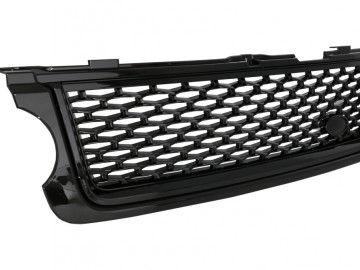 Central Grille suitable for Land Range Rover Vogue III L322 (2010-2012) All Black Autobiography Supercharged Edition