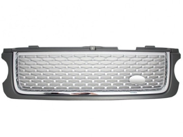 Central Grille suitable for Land Range Rover Vogue III L322 (2010-2012) Grey Silver Autobiography Supercharged Edition