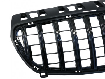 Central Grille suitable for Mercedes A-Class W176 (2012-08.2015) A45 GT-R Panamericana Design All Black