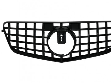 Central Grille suitable for Mercedes E-Class W212 S212 (2009-2013) GT-R Panamericana Design Black