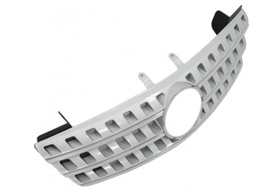 Central Grille suitable for Mercedes ML W164 (2005-2008) Chrome