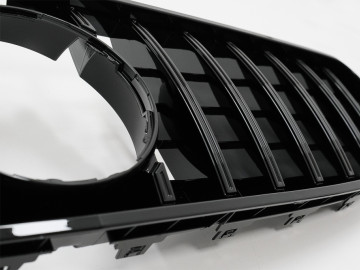 Central Grille suitable for Mercedes S-CLASS Coupe C217 (2014-2017) Cabrio A217 (2015-2017) GT-R Panamericana Design Black