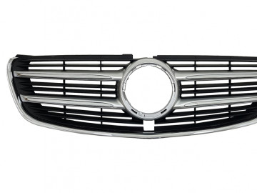 Central Grille suitable for Mercedes V-Class W447 (2014-03.2019) Black Chrome